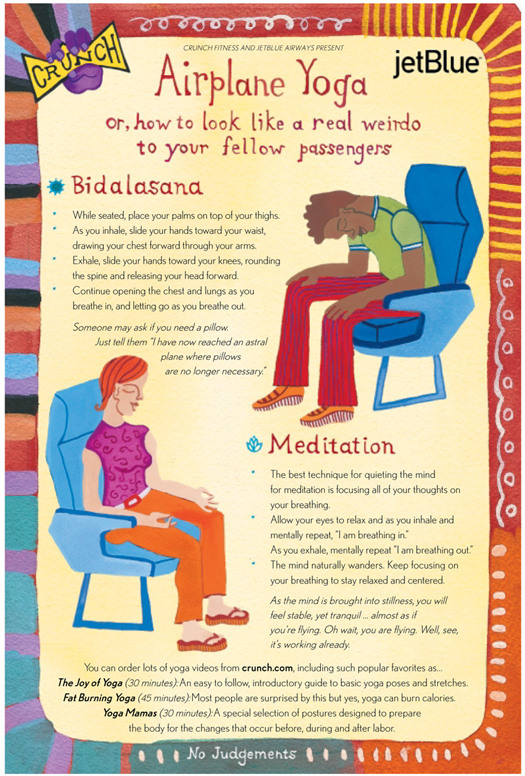 Airplane Yoga