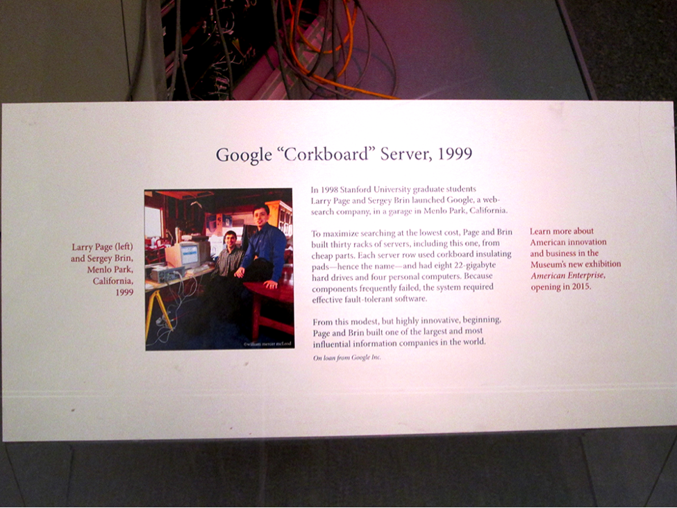 Google "Corkboard" Server 1999